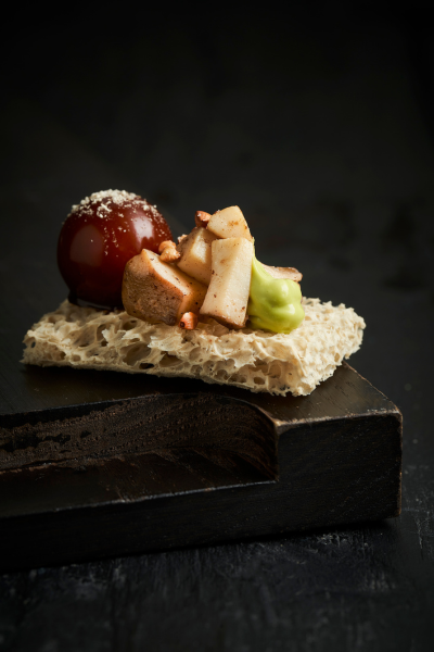 Toast champignon met dooier